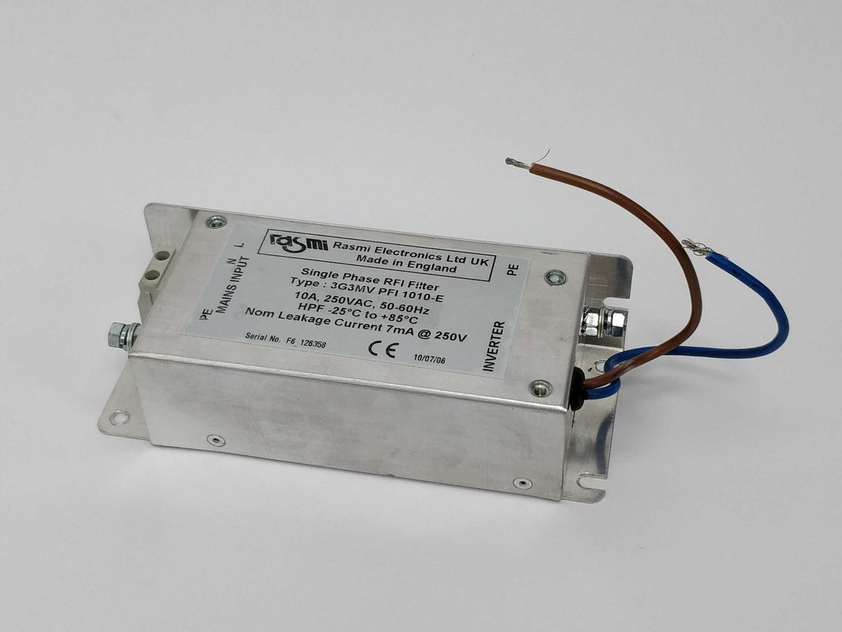 RASMI ELECTRONICS LTD 3G3MV PFI 1010-E  3G3MV-PFI-1010-E Single phase RFI filter