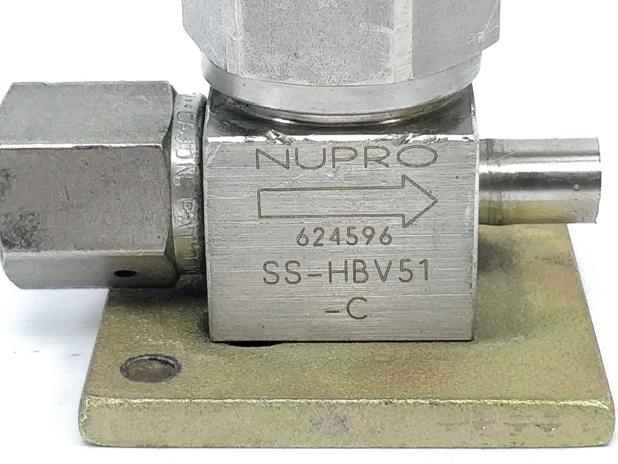 Swagelok SS-HBV51-C 624596 High Pressure Bellows Sealed Valve