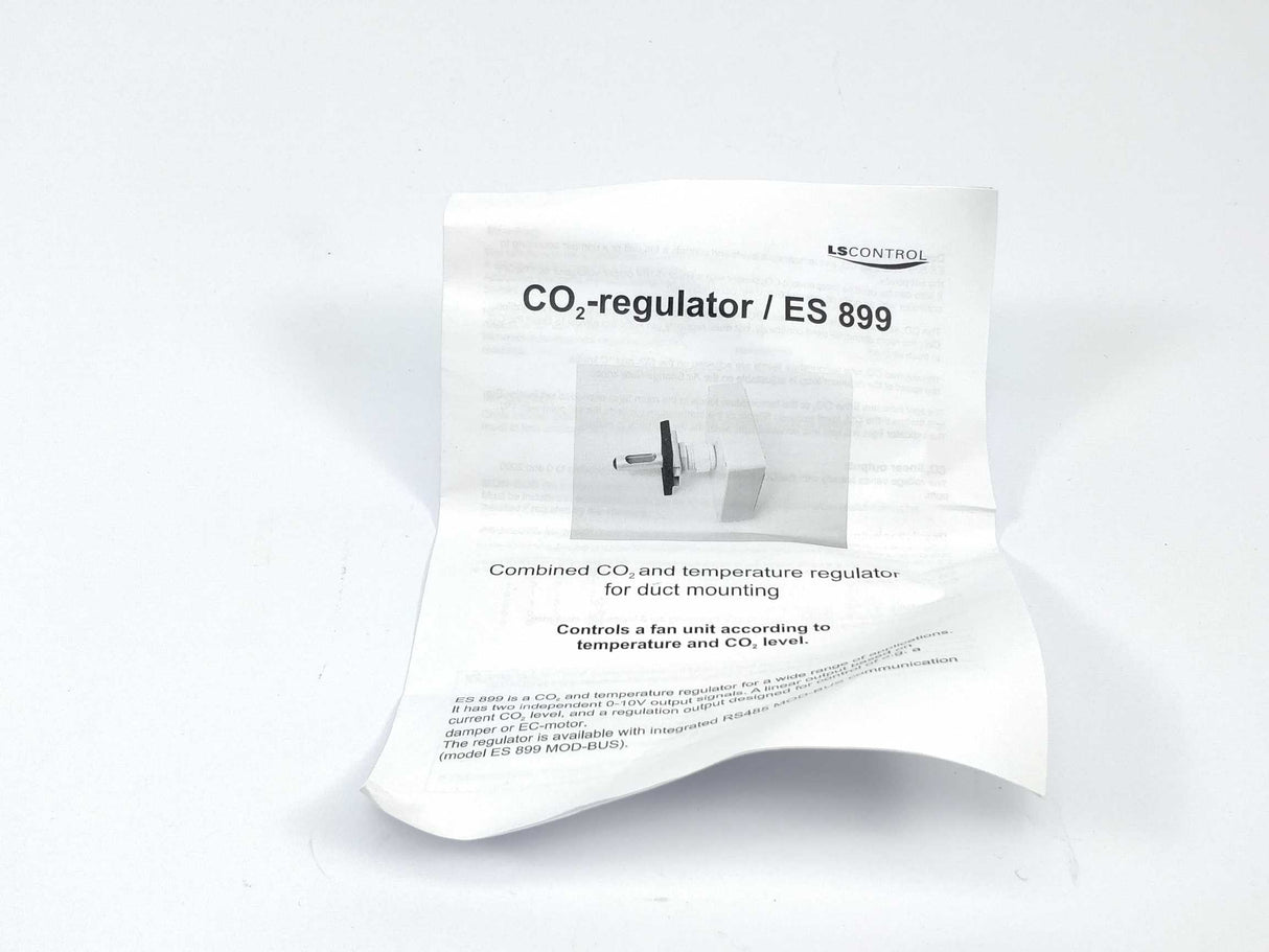 LSCONTROL 48308 CO2 Regulator Duct Modbus / ES 899