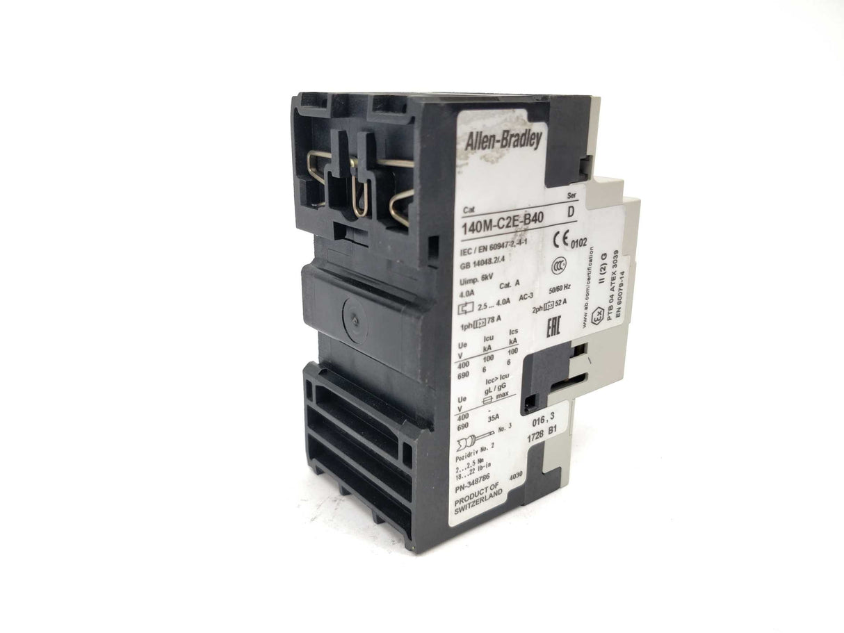 AB 140M-C2E-B40 Circuit Braker Morer Protection Ser. D