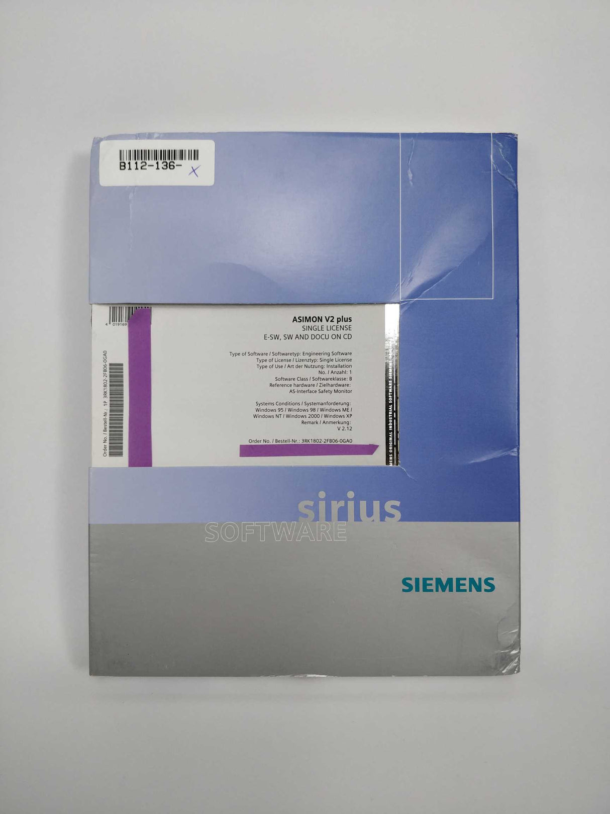 Siemens 3RK1802-2FB06-0GA0 ASIMON V2 plus