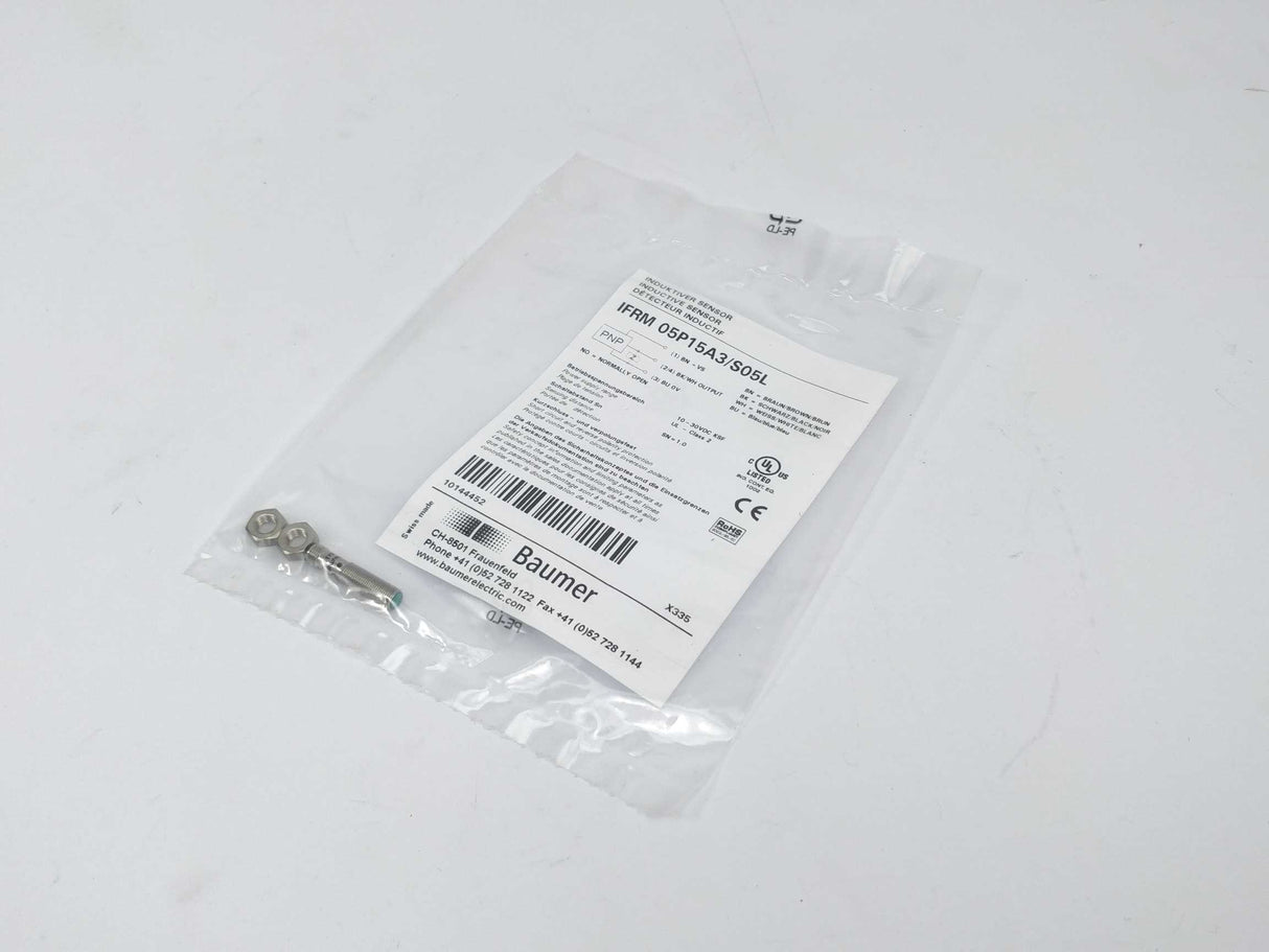 Baumer 10144452 IFRM 05P15A3/S05L Inductive proximity switch