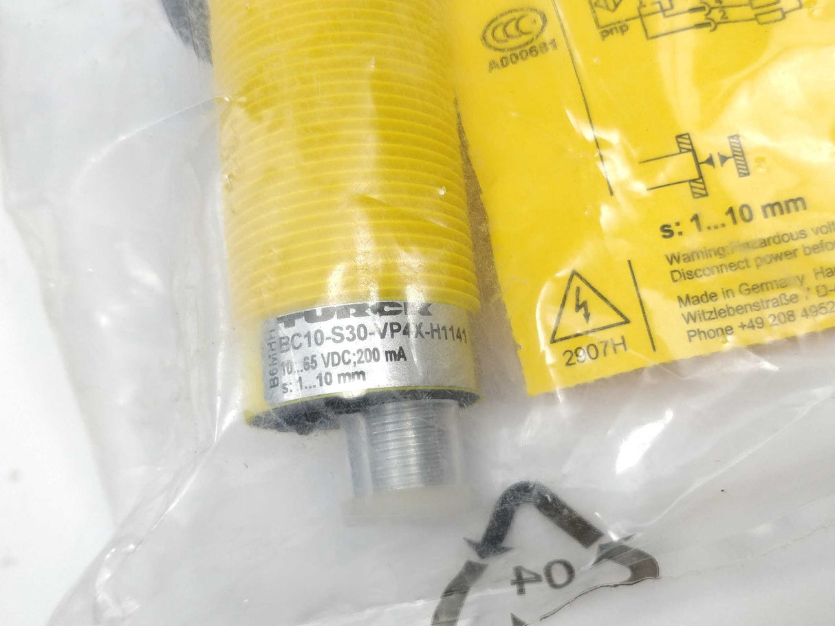 Turck BC10-S30-VP4X-H1141 Capacitive Sensor 2506100
