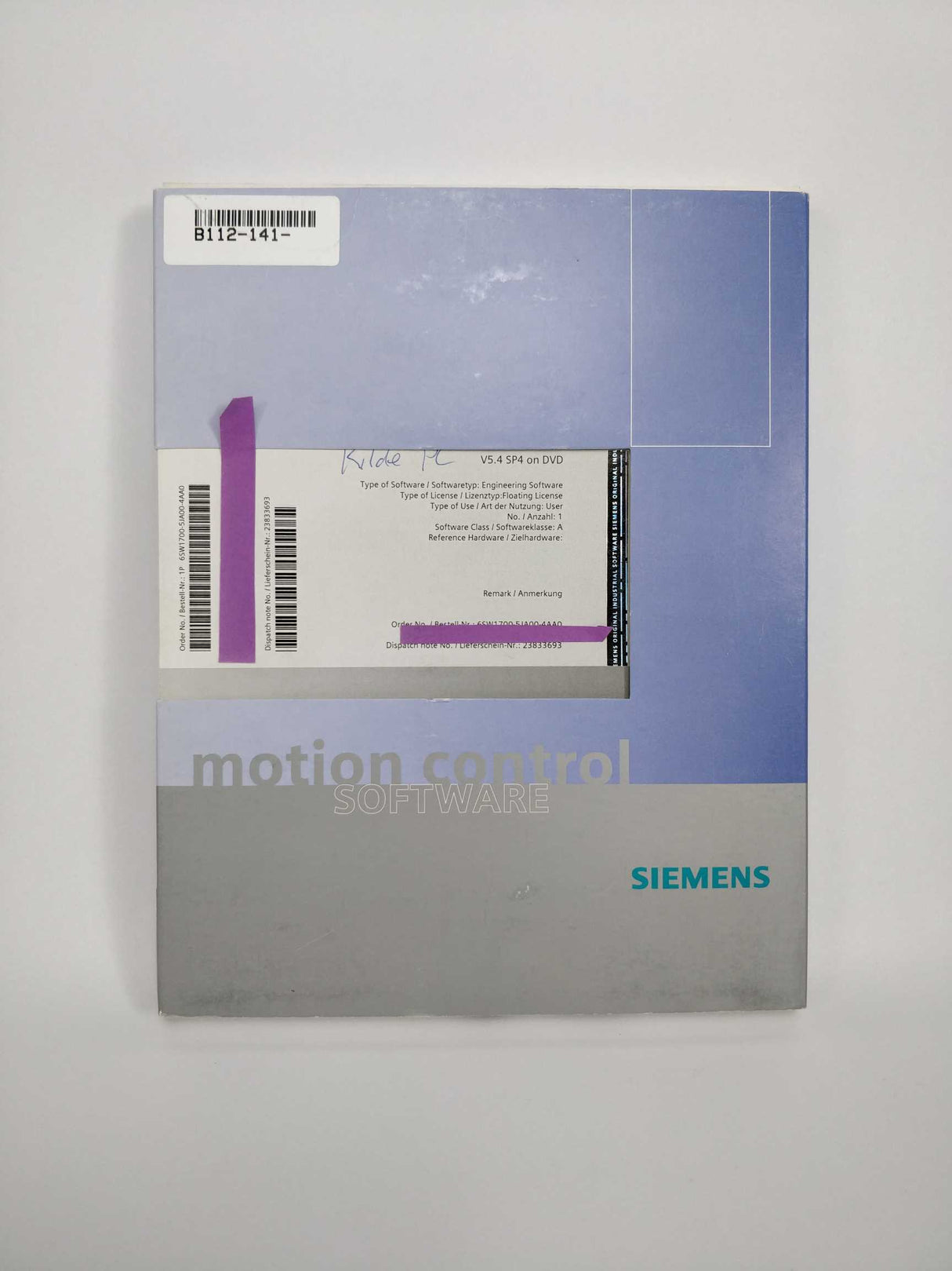 Siemens 6SW1700-5JA00-4AA0 Dive Engineering System ES Basic