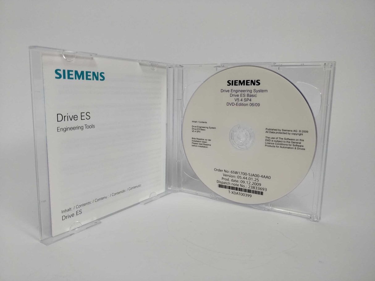 Siemens 6SW1700-5JA00-4AA0 Dive Engineering System ES Basic