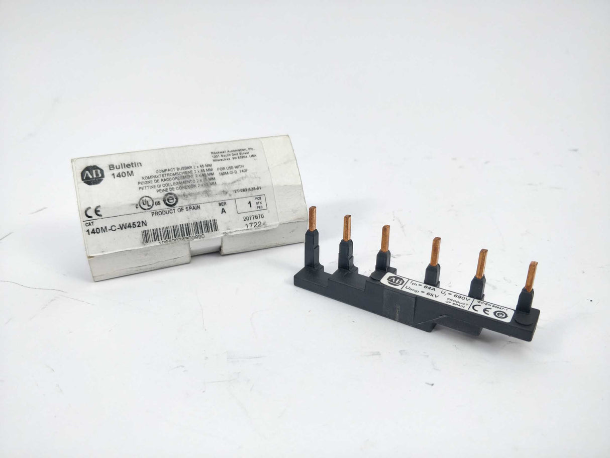 ALLEN-BRADLEY 140M-C-W452N Bus Bar Ser.A E