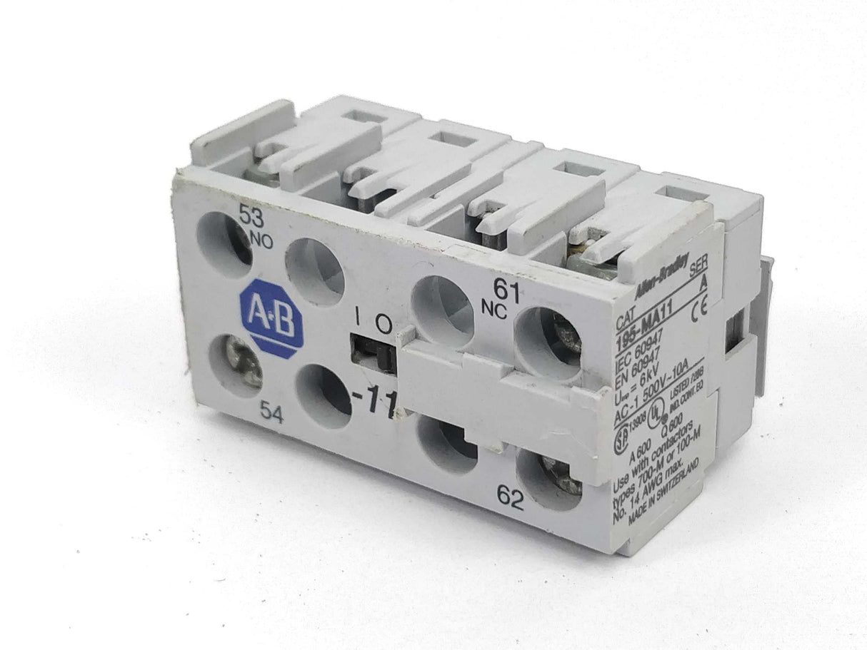 AB 195-MA11 Auxiliary contact Ser.A