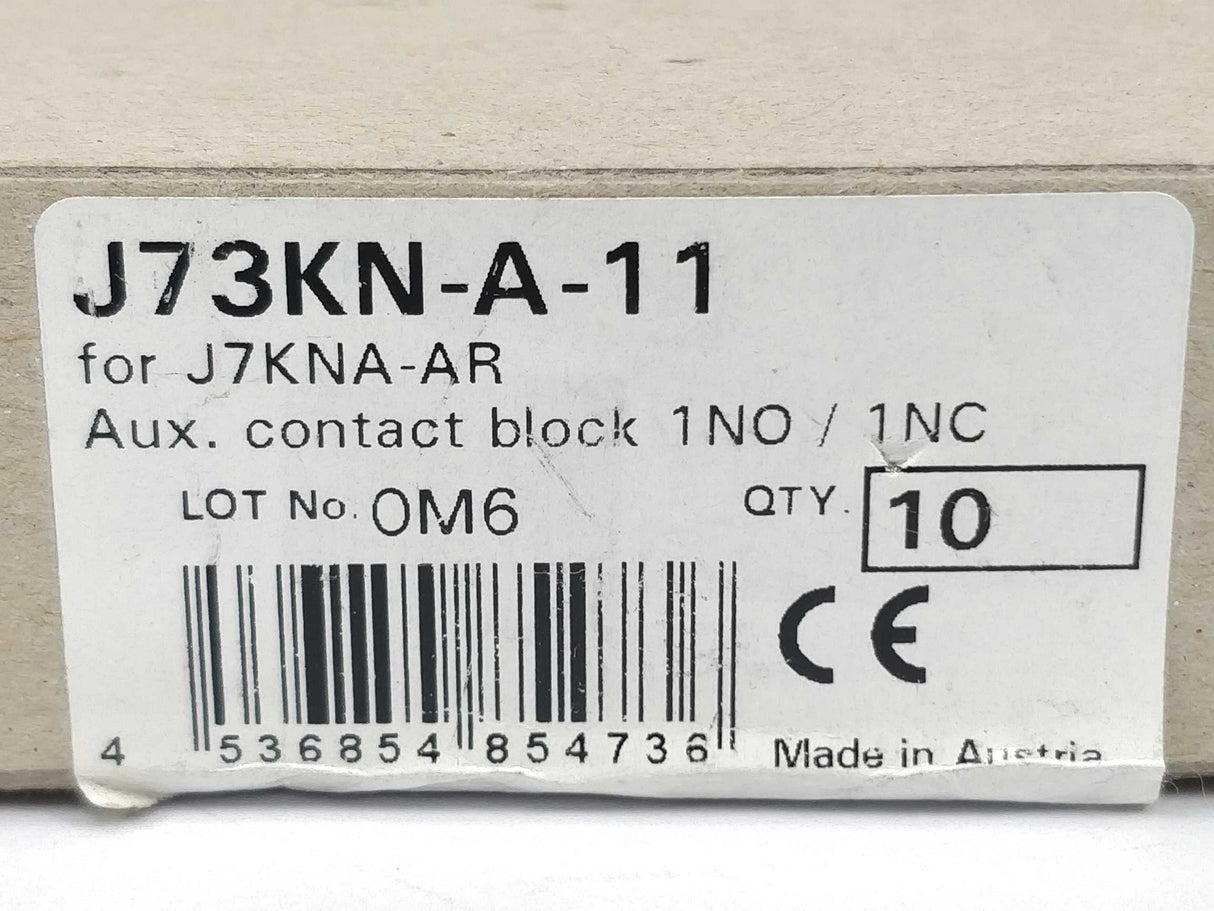 OMRON J73KN-A-11 (J7KNA-AR) Front auxiliary block 10 Pcs.