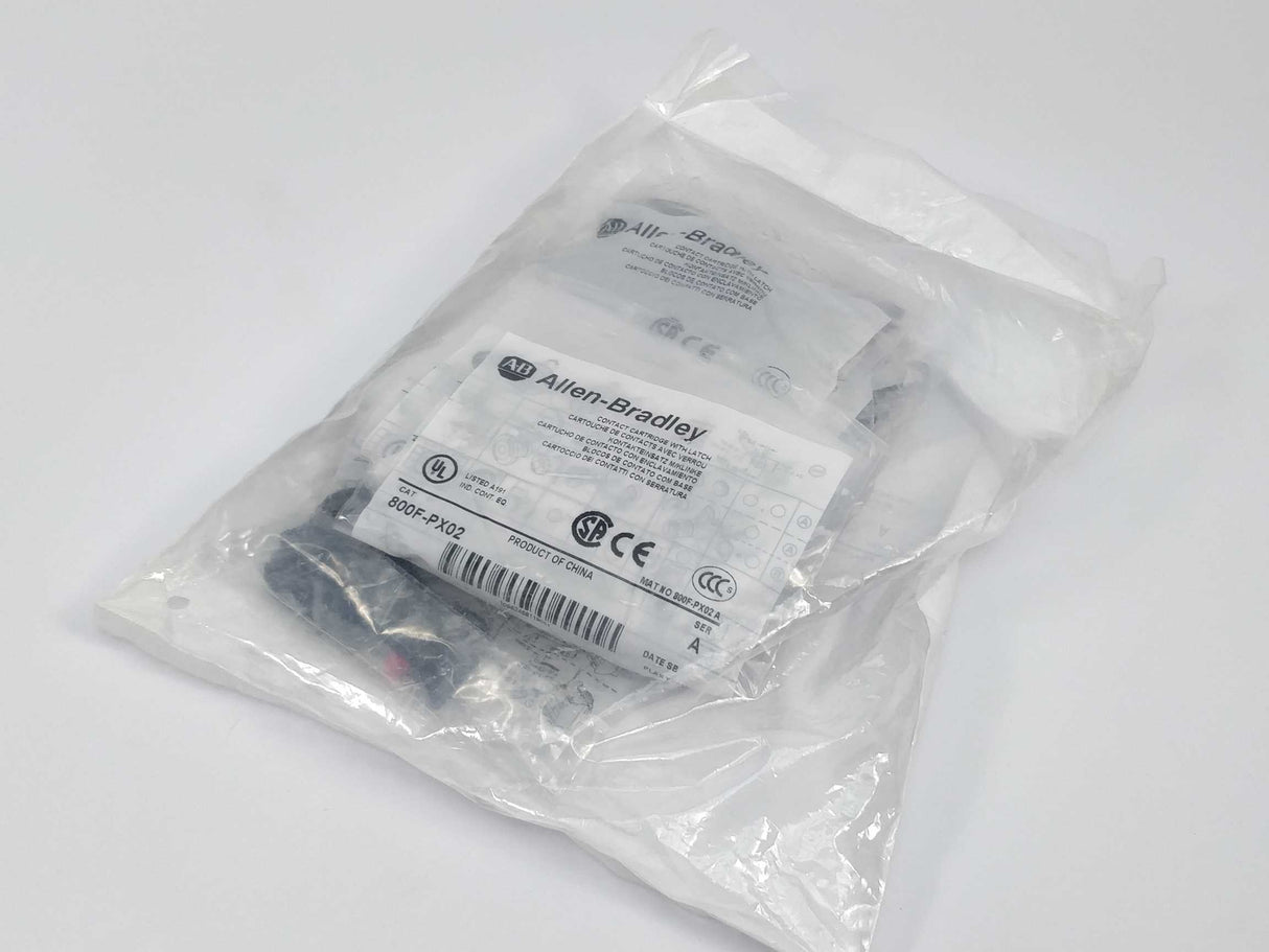 AB 800F-PX02 CONTACT BLOCKS WITH LATCH