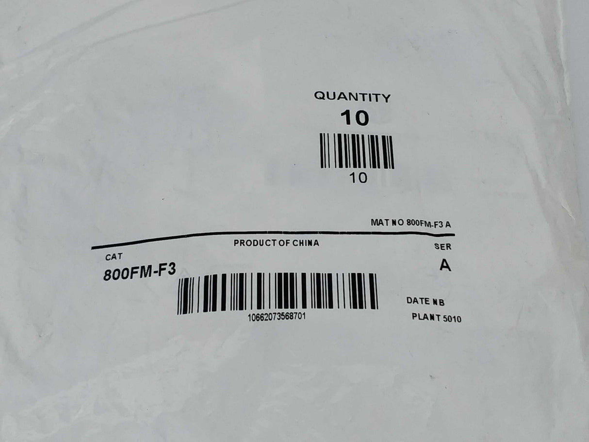 AB 800FM-F3 FLUSH PUSH BUTTON GREEN 10 Pcs