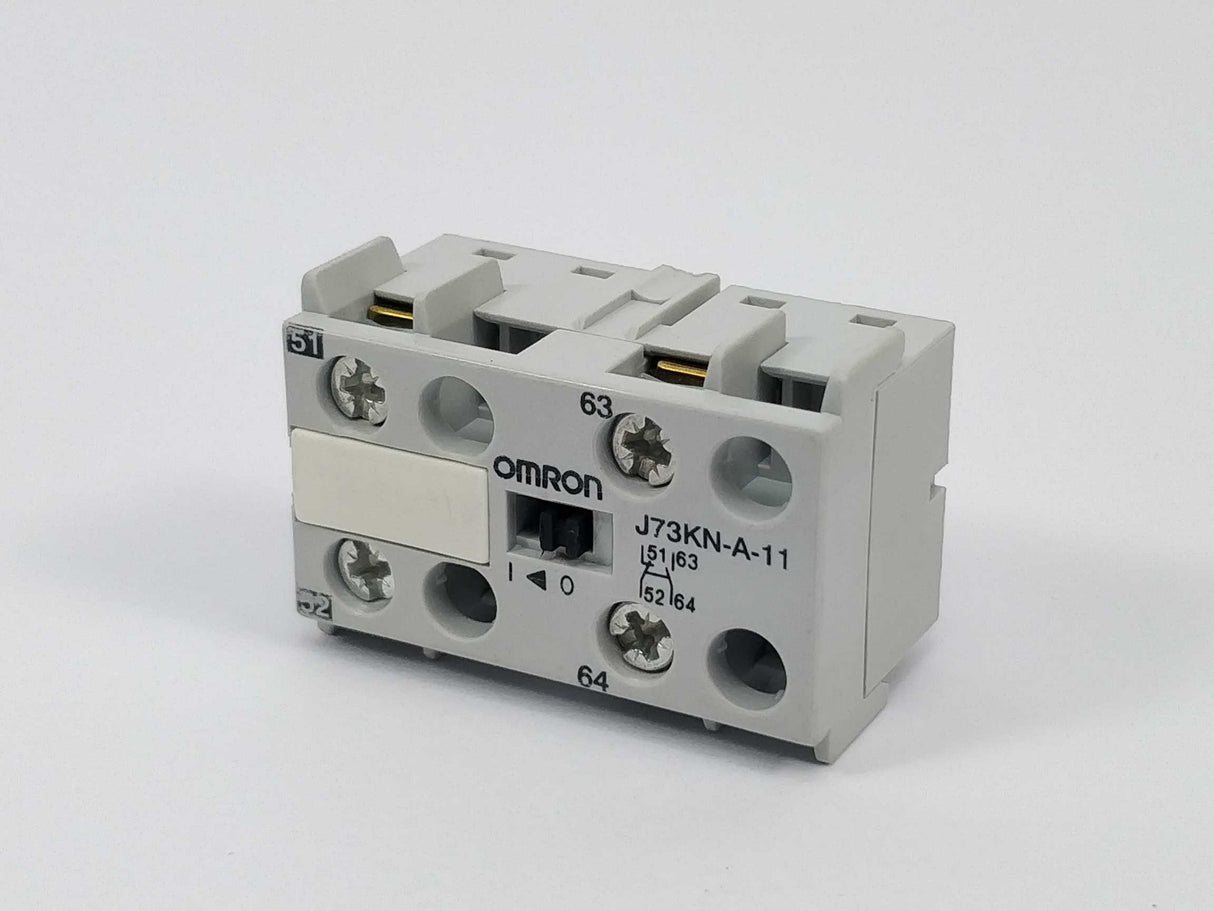 OMRON J73KN-A-11 Auxiliary Contact Block