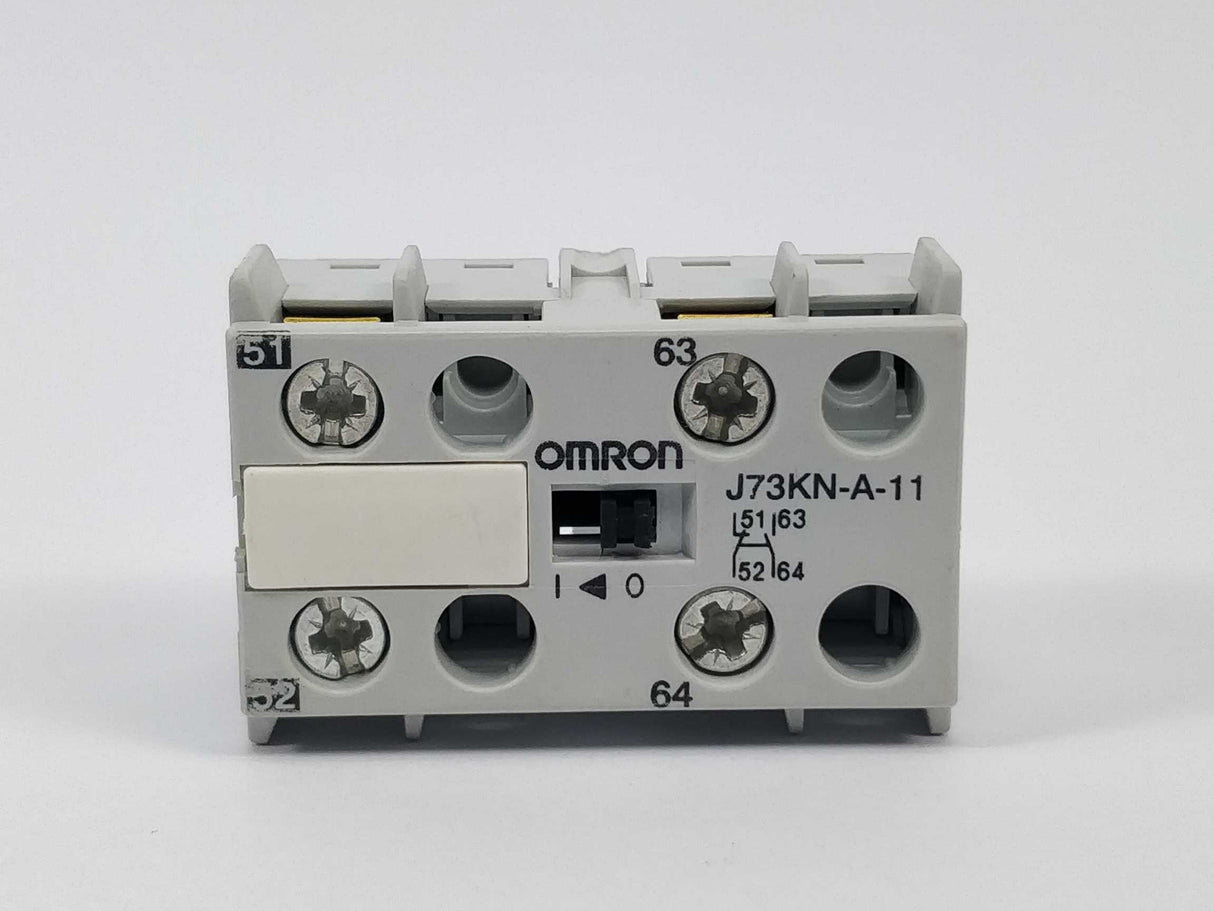 OMRON J73KN-A-11 Auxiliary Contact Block