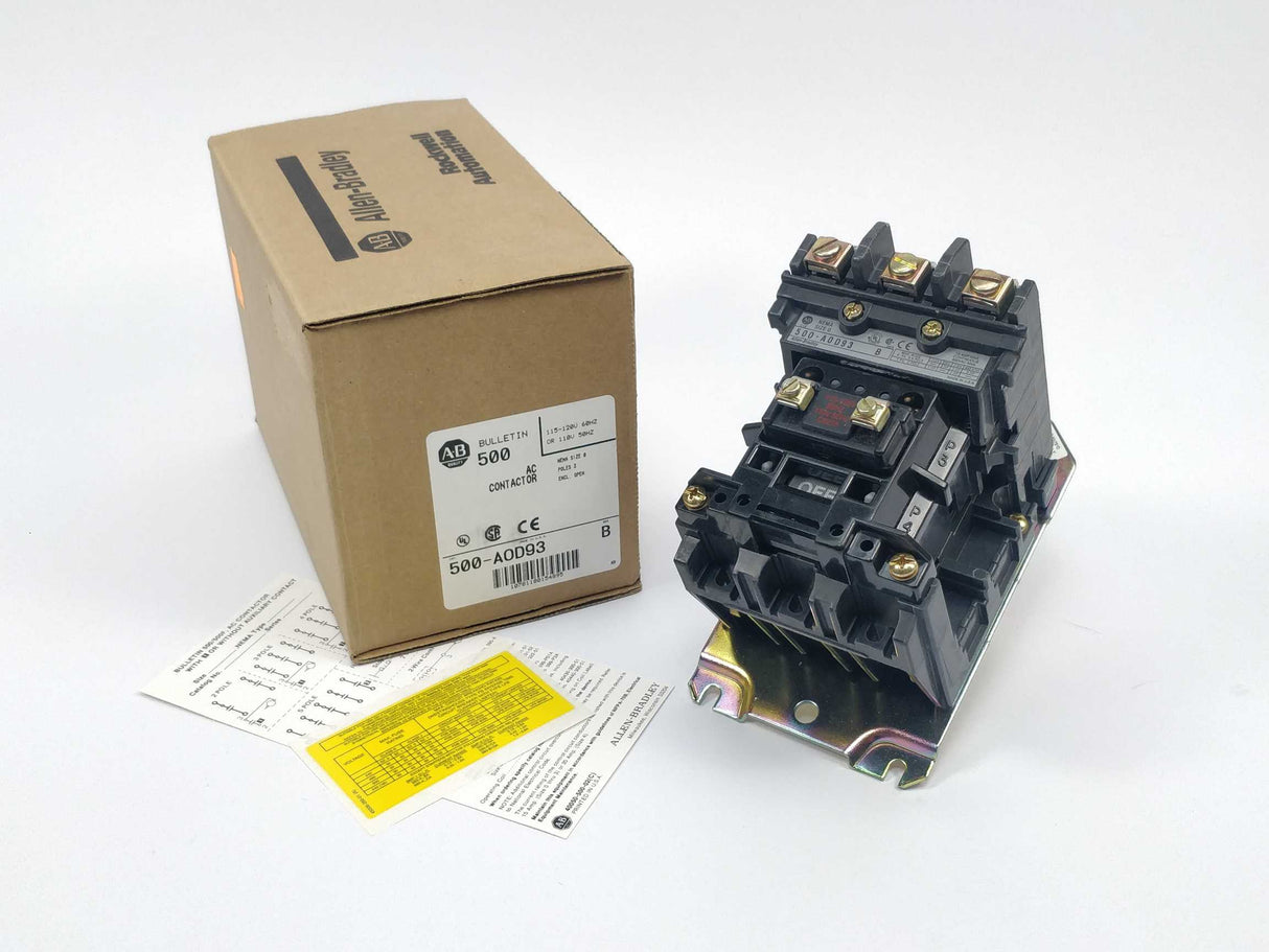 AB 500-A0D93 AC Contactor 115-120V coil