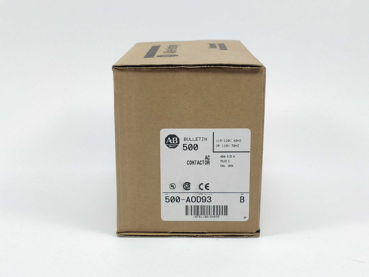 AB 500-A0D93 AC Contactor 115-120V coil