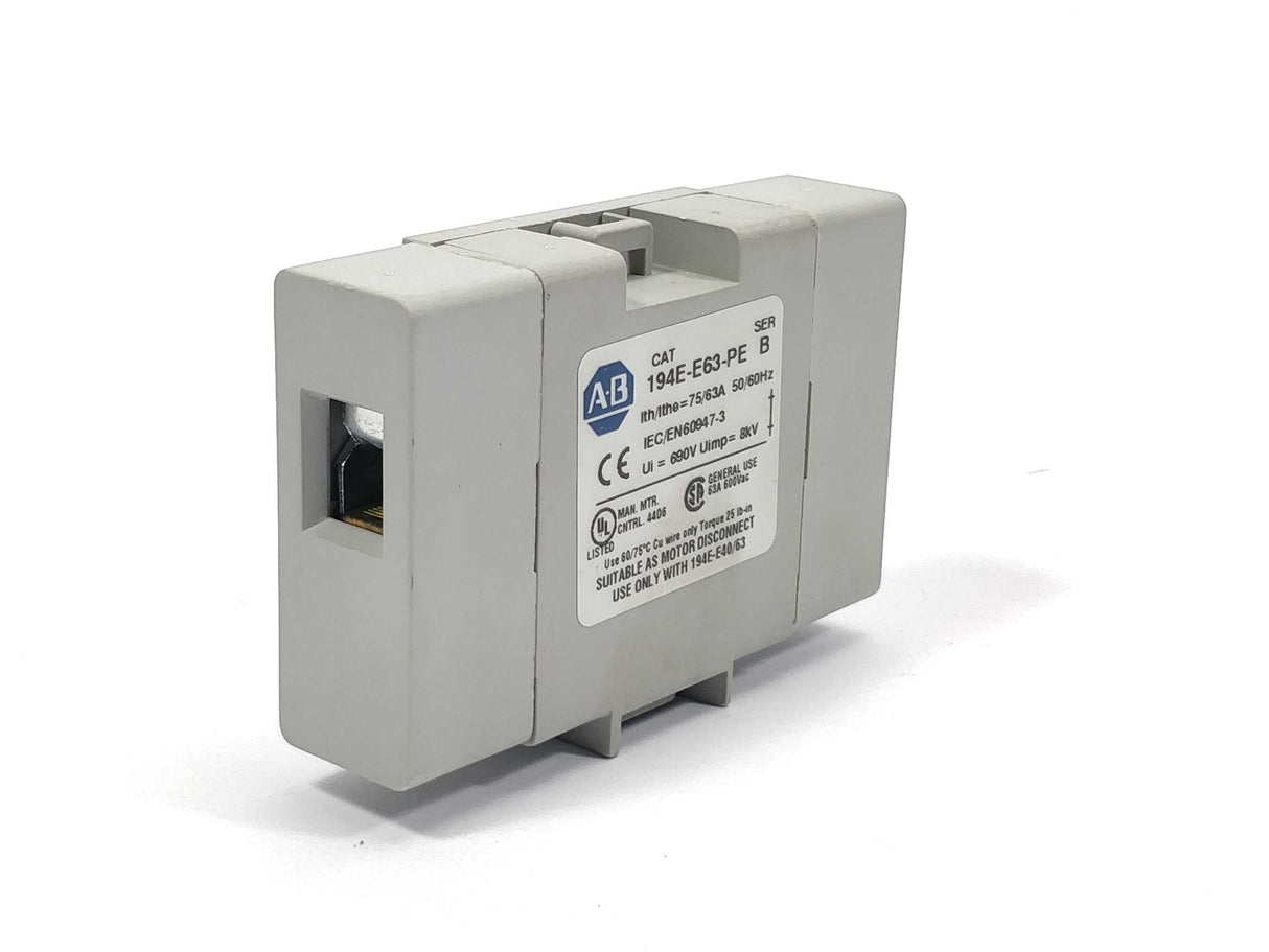 AB 194E-E63-PE Earthing grounding terminal ser. b