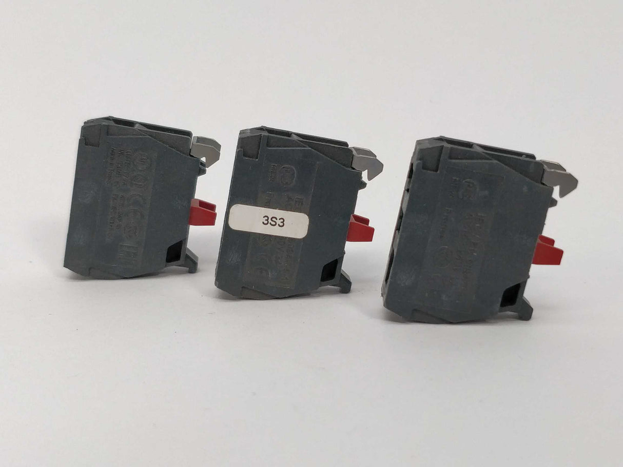 Schneider Electric ZBE-102 XB4 Contact element 1NC 3Pcs