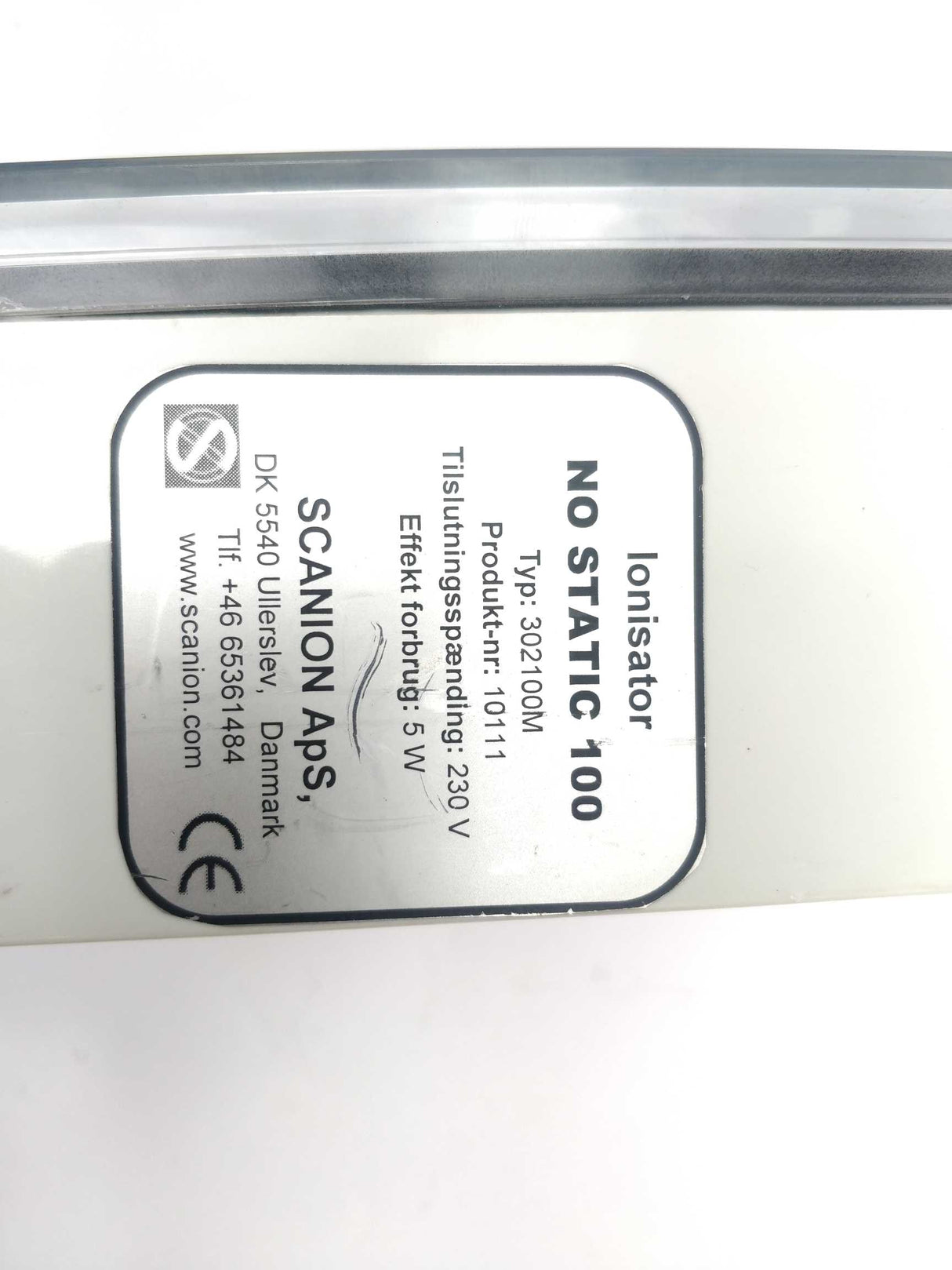 SCANION 10111 302100M NO-STATIC 100 Industry ionizer