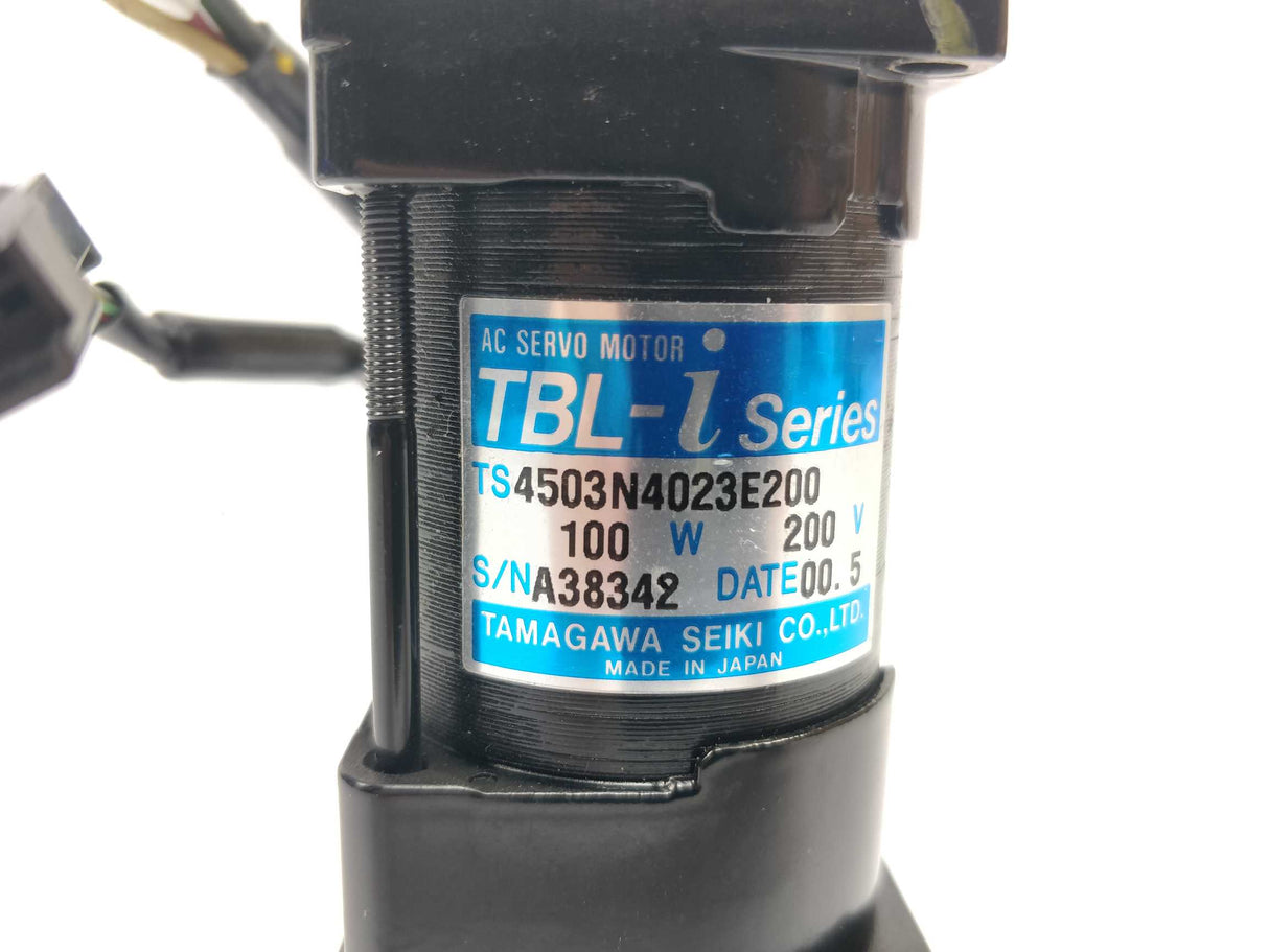 Tamagawa Seiki 4503N4023E200 AC Servo Motor 100W 200V