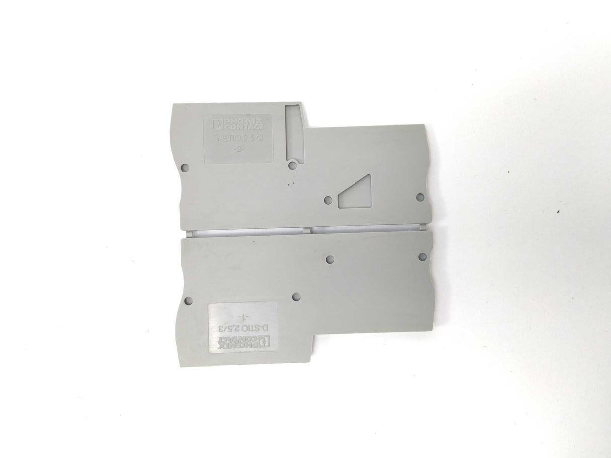Phoenix Contact 3209112 End cap D-STIO 2,5/3 34 Pcs.
