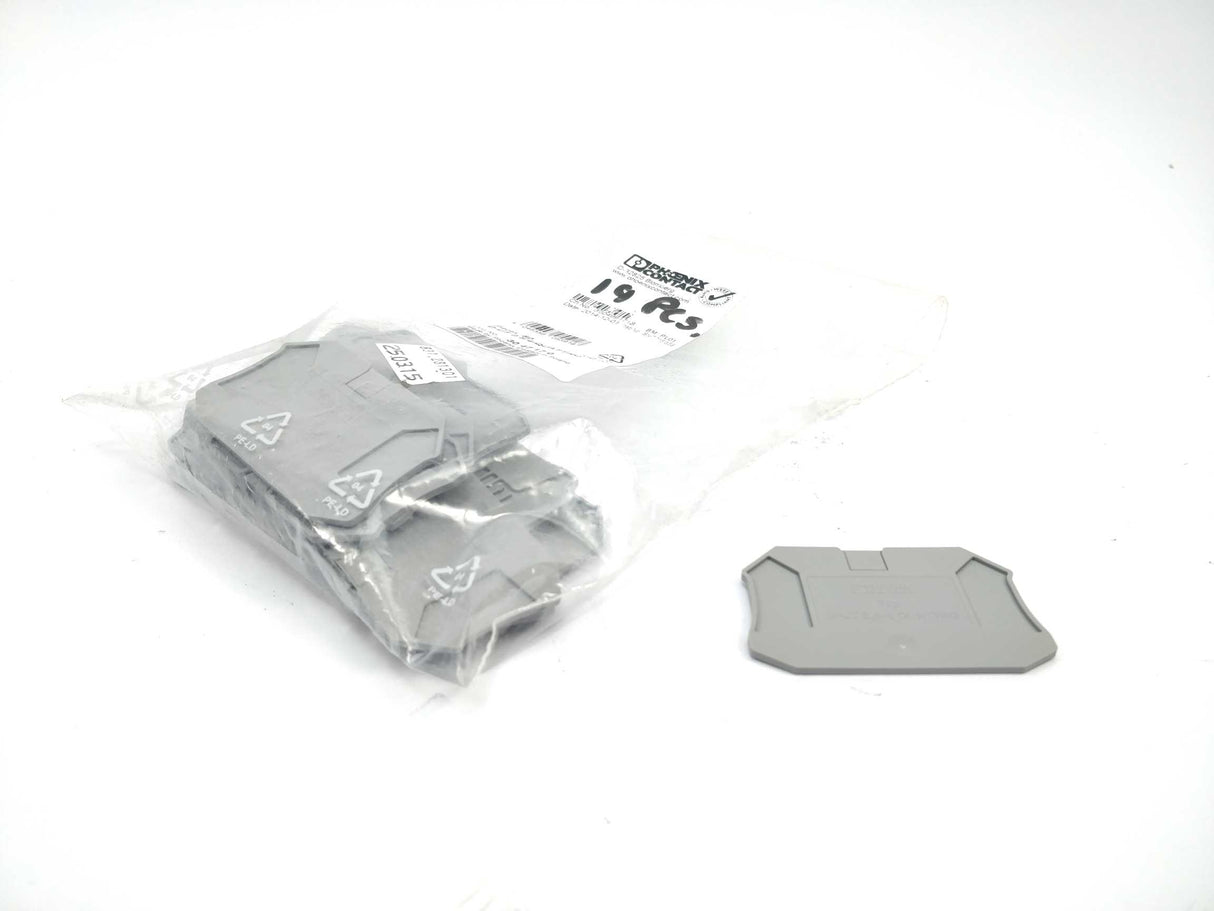 Phoenix Contact 3047170 Endplate - D-UT 2,5/4-QUATTRO 19 Pcs