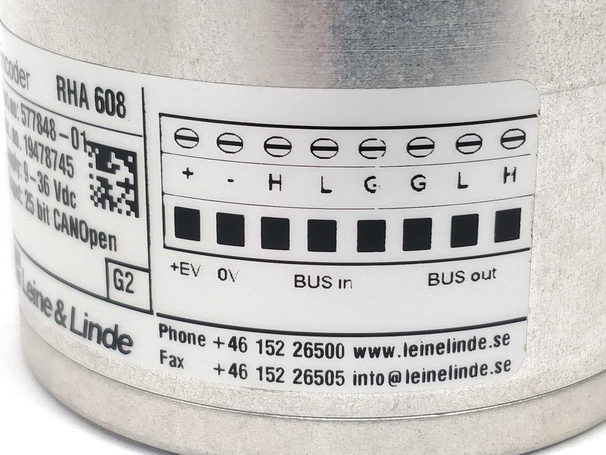 Leine & Linde 577848-01 RHA 608 Encoder, CANOpen