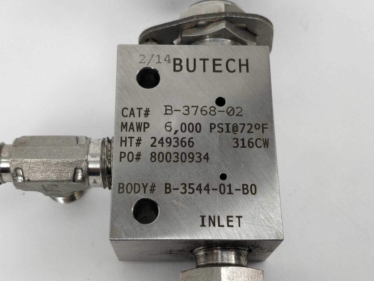 Butech B-3544-01-B0 B-3768-02 249366 valve