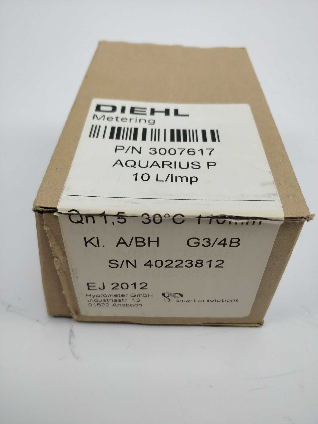 Diehl 3007617 AQUARIUS P water meter