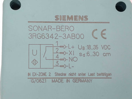 Siemens 3RG6342-3AB00 Sonar-bero Ultrasonic sensor