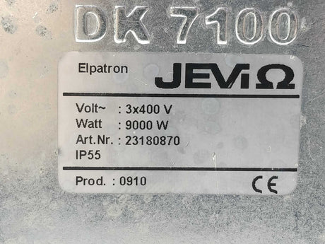 JEVI 23180870 3x400V 9000W Heating element