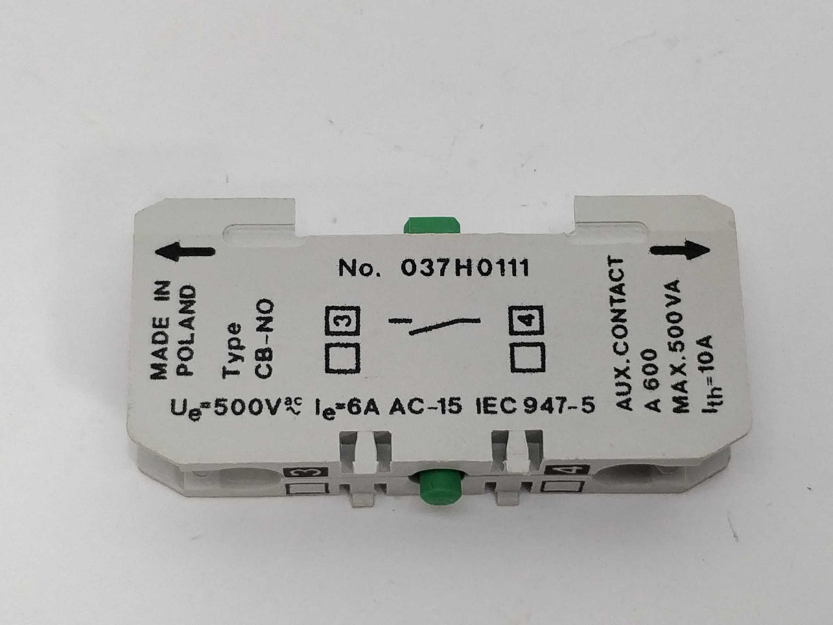 Danfoss CB-NO 037H0111 Aux. Contact 5Pcs