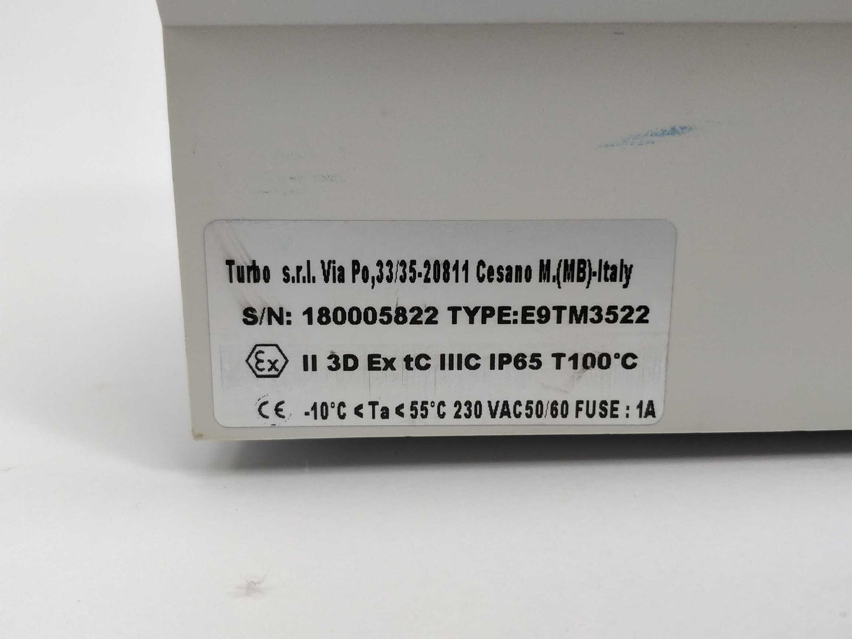 Turbo E9TM3522 Triboelectric Probe with Controller unit