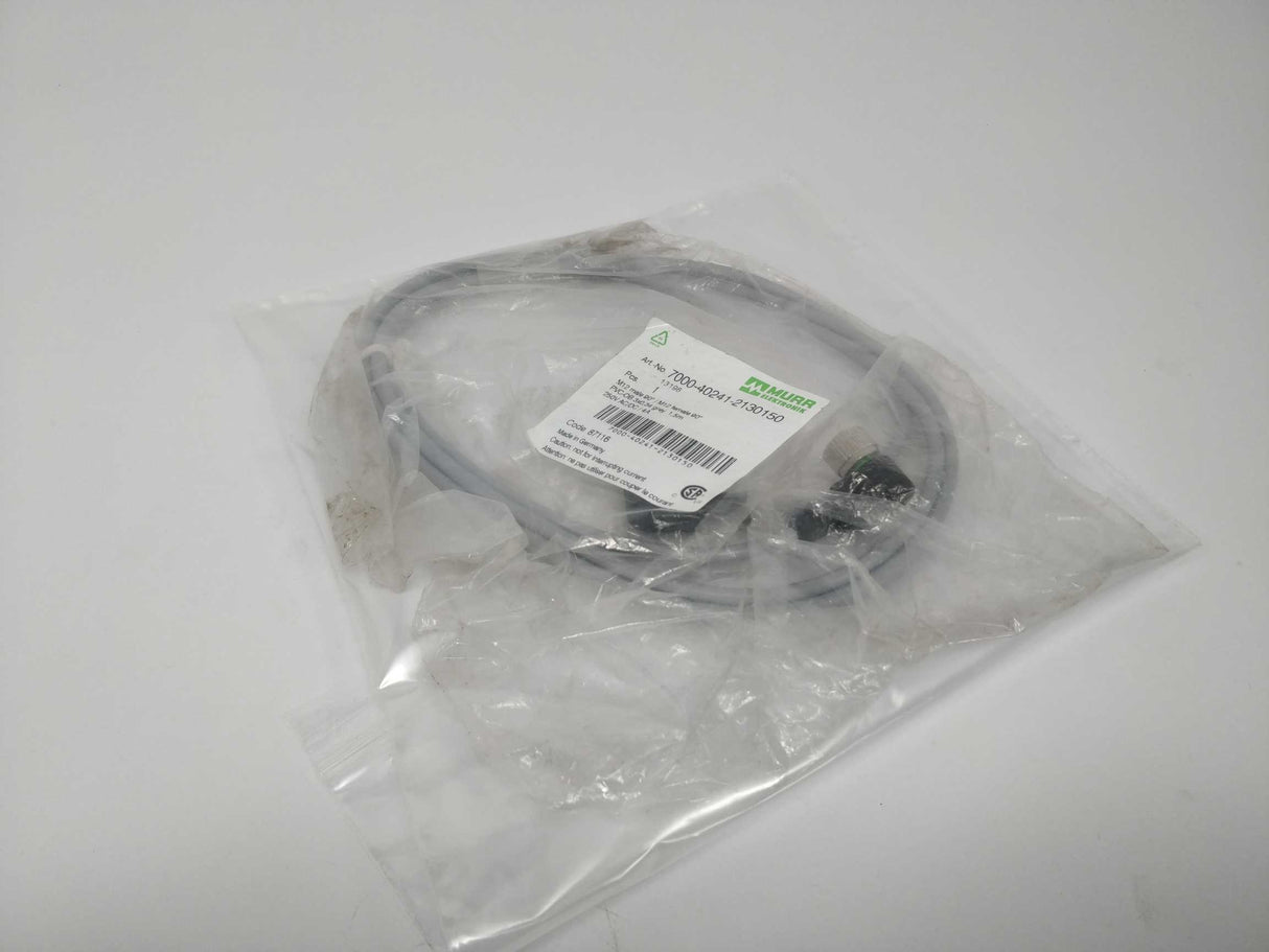 Murr 7000-40241-2130150 M12 male 90° / M8 female 90°+cable