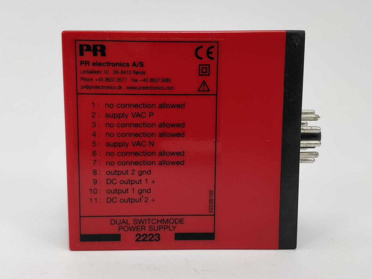 PR Electronics 2223 Dual switchmode power supply