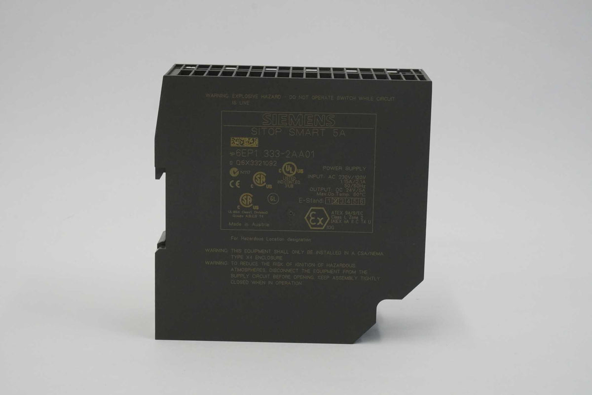 Siemens 6EP1 333-2AA01 Siemens SITOP Smart 5A stabilized power supply