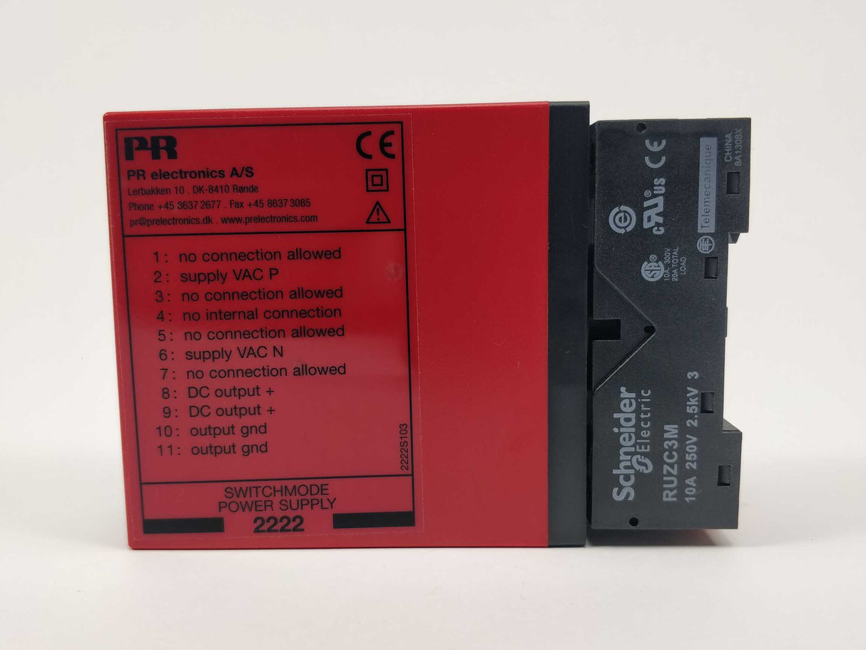 PR Electronics 2222B1 Switchmode Power Supply2222, with RUZC3M
