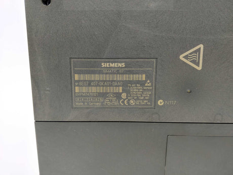 Siemens 6ES7407-0KA01-0AA0 Power supply PS 407 10A E05