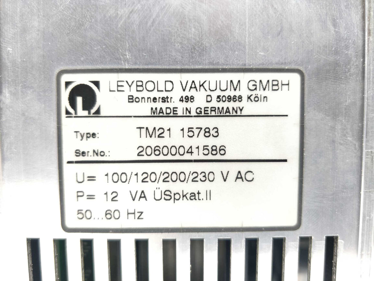 Leybold Vakuum TM2115783 Thermovac TM21