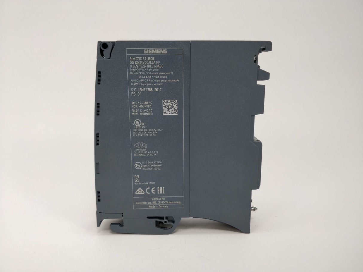 Siemens 6ES7522-1BL01-0AB0 DQ 32x24V DC/0.5A HF FS:01