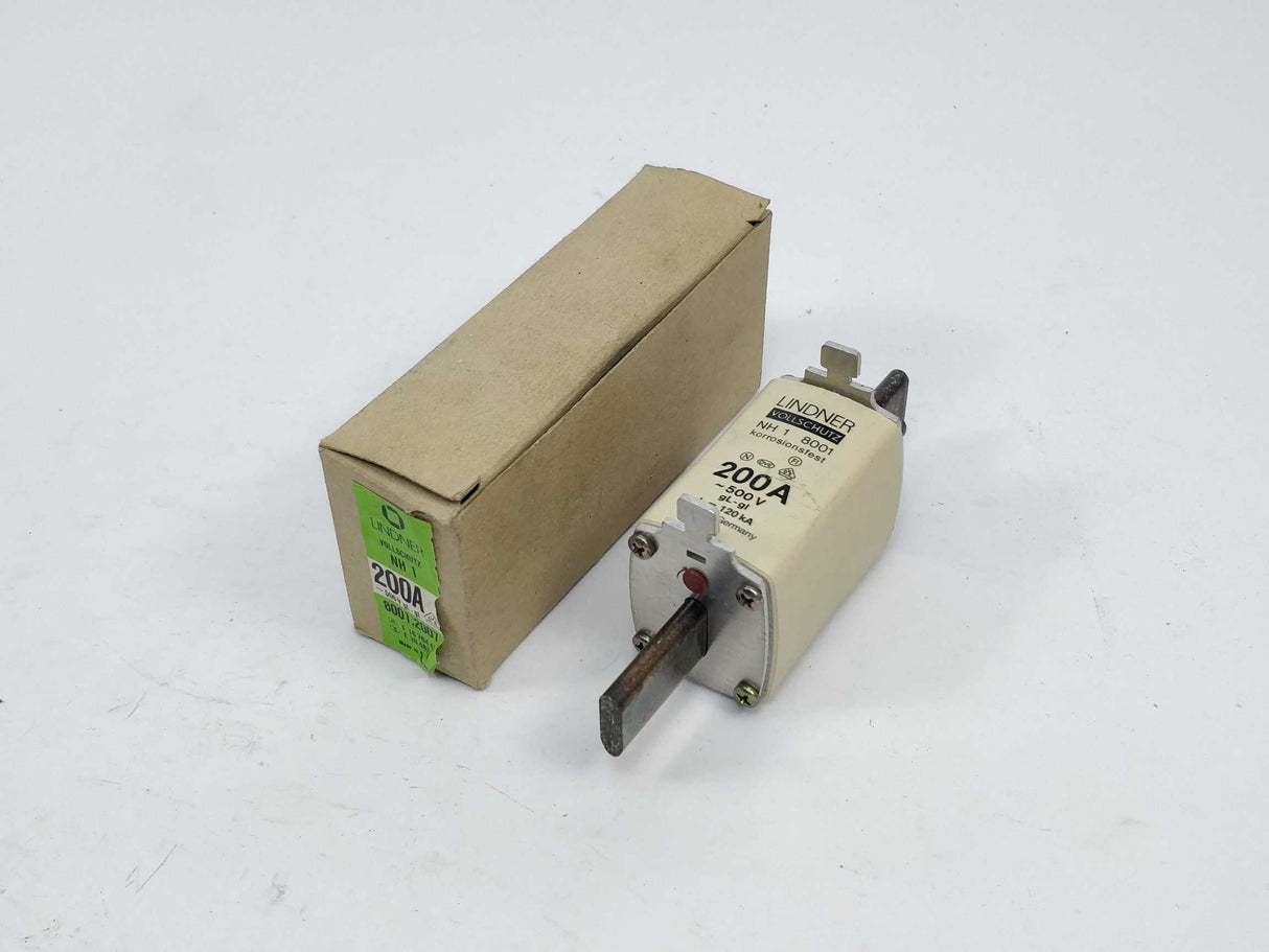 Lindner 80012007 Fuse 200A 500V gL NH1 120kA