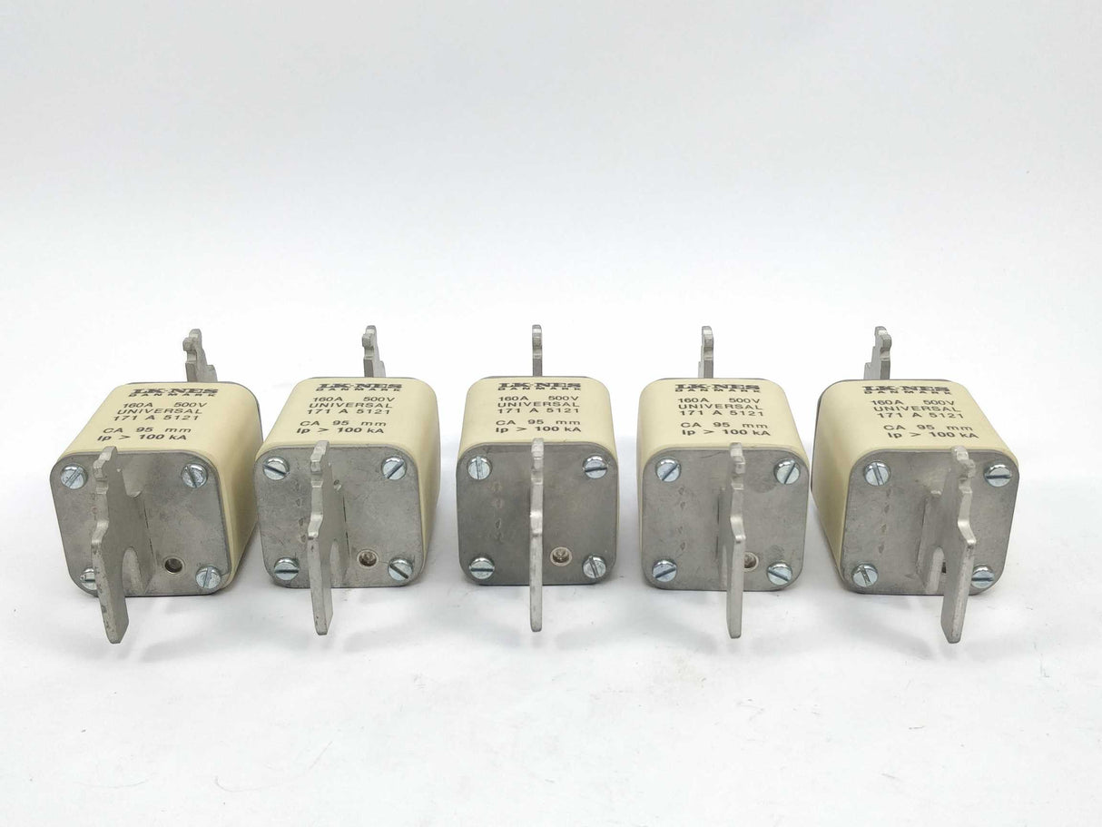 LK/Bussmann 171A5121 Fuse 160A 500V universal CA 95mm 100kA 5 Pcs.