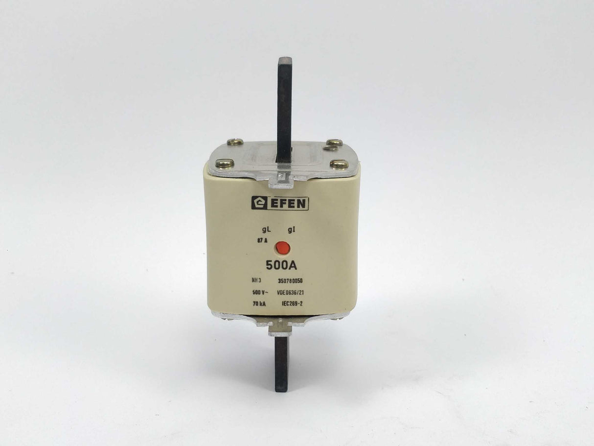Efen 350780050 Fuse 500A 500V NH3 gL 70kA