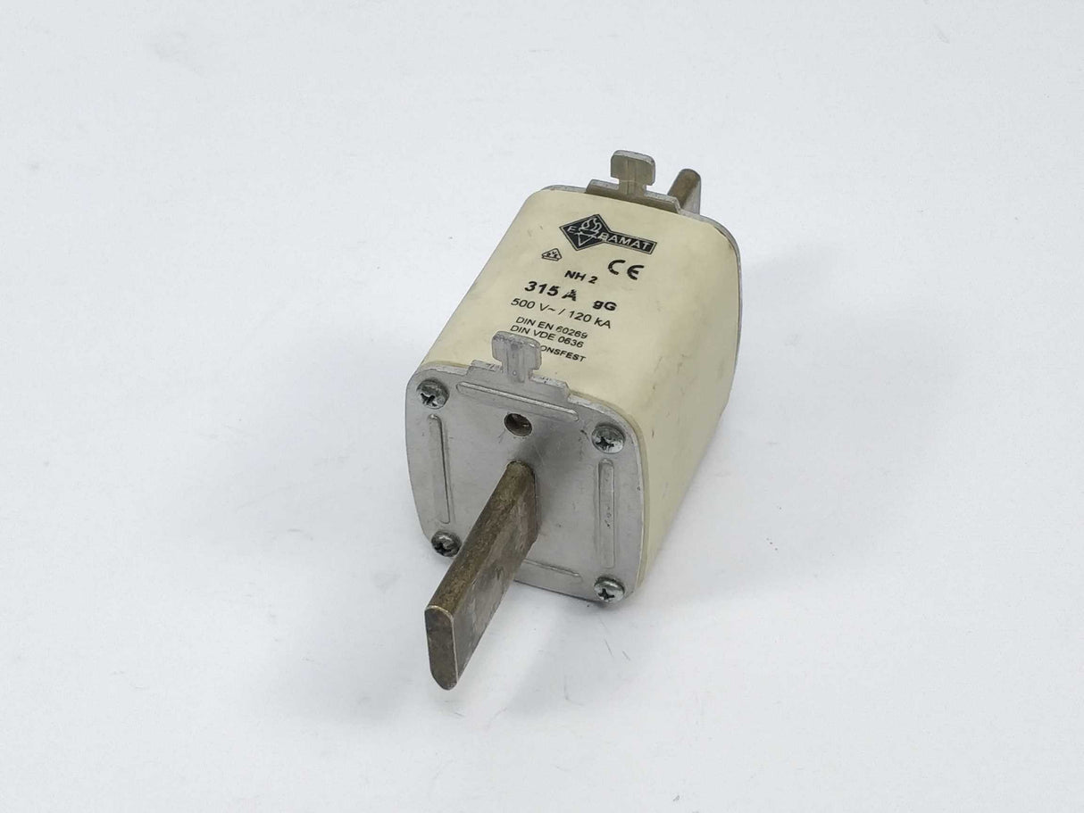 Ebamat 9306 Fuse 315A 500V NH2 gG 120kA