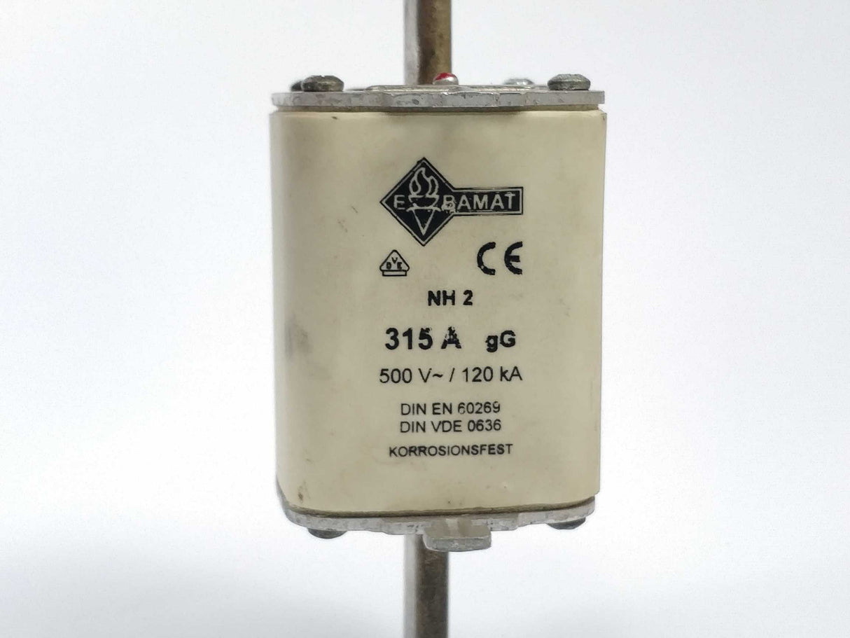 Ebamat 9306 Fuse 315A 500V NH2 gG 120kA
