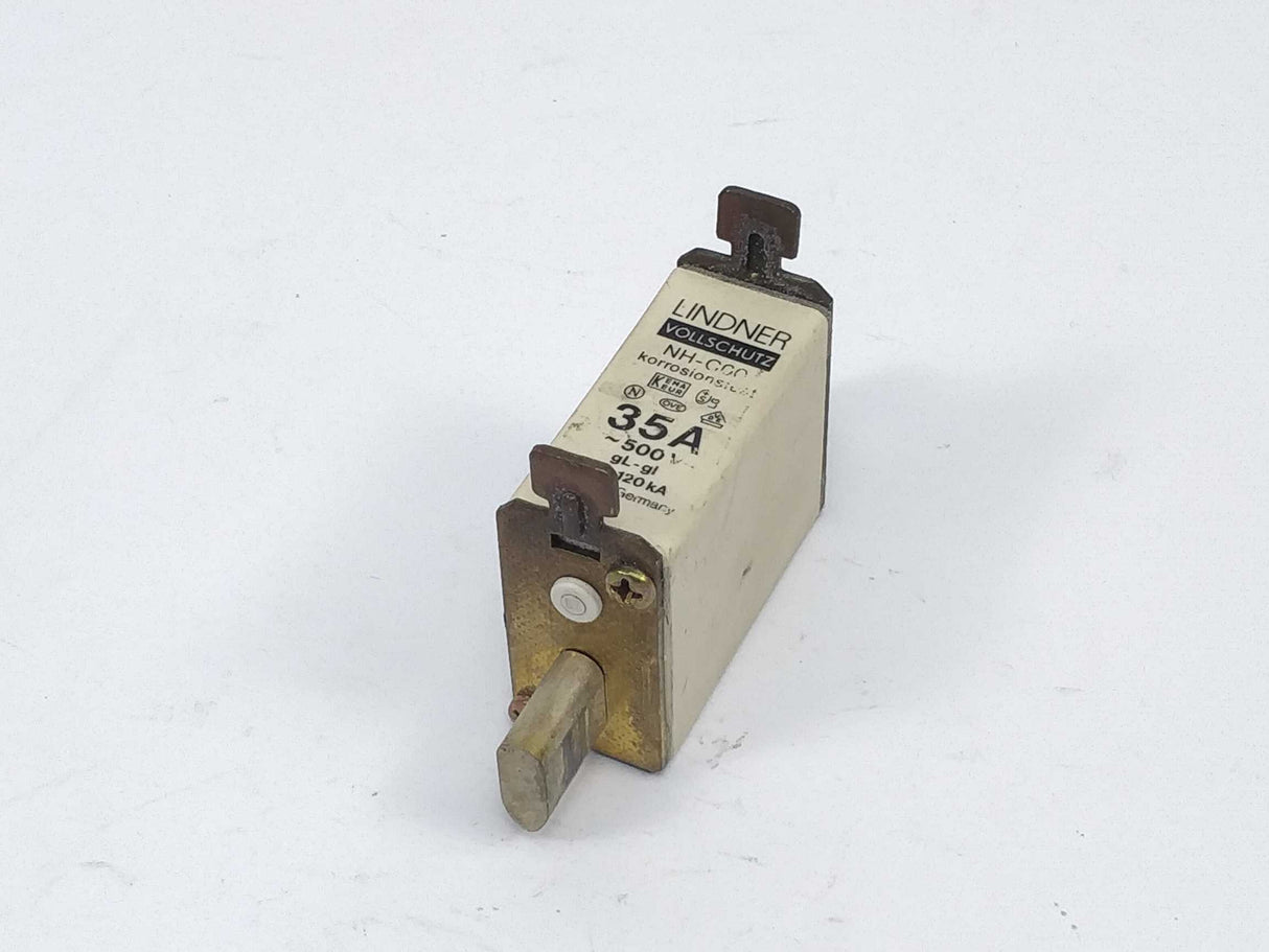 Lindner Vollschutz 79990357 Fuse 35A 500V NH-C00 gG 120kA