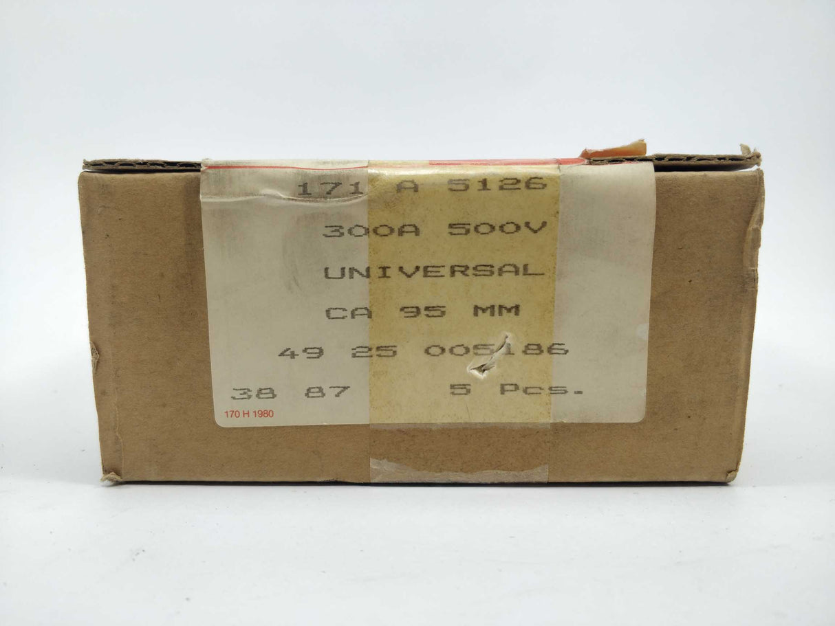 Bussmann 171A5126 Fuse 300A 500V universal CA 95mm 5 Pcs.