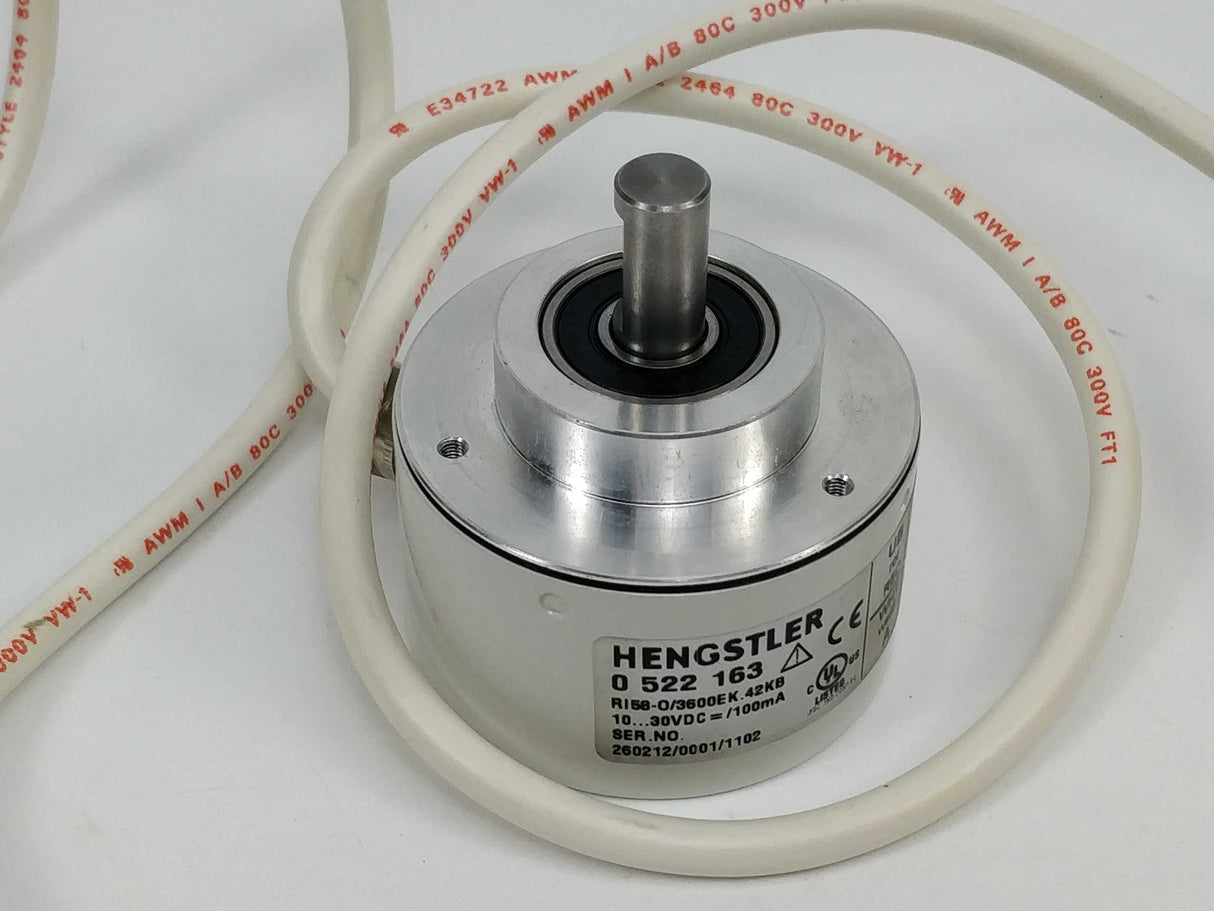 HENGSTLER 0 522 163 / 0522163 10-30VDC 100mA encoder RI58-0/3600EK