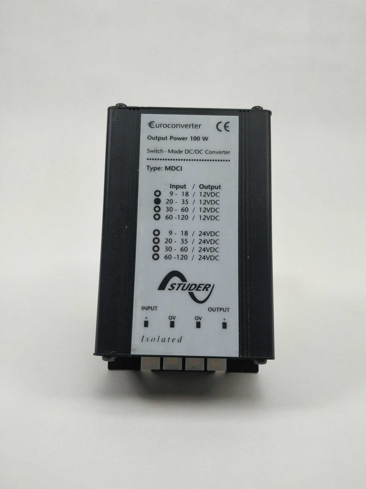 STUDER MDCI 20-35 to 12V 100W DC/DC Converter