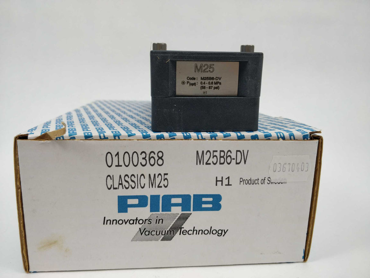 Piab M25B6-DV Vacuum Pump Classic