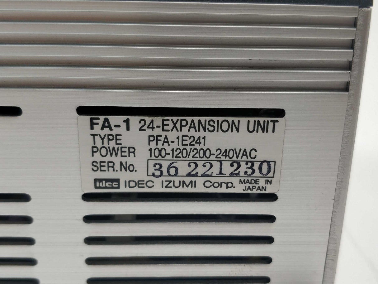 Idec PFA-1E241 FA-1 24-Expansion unit