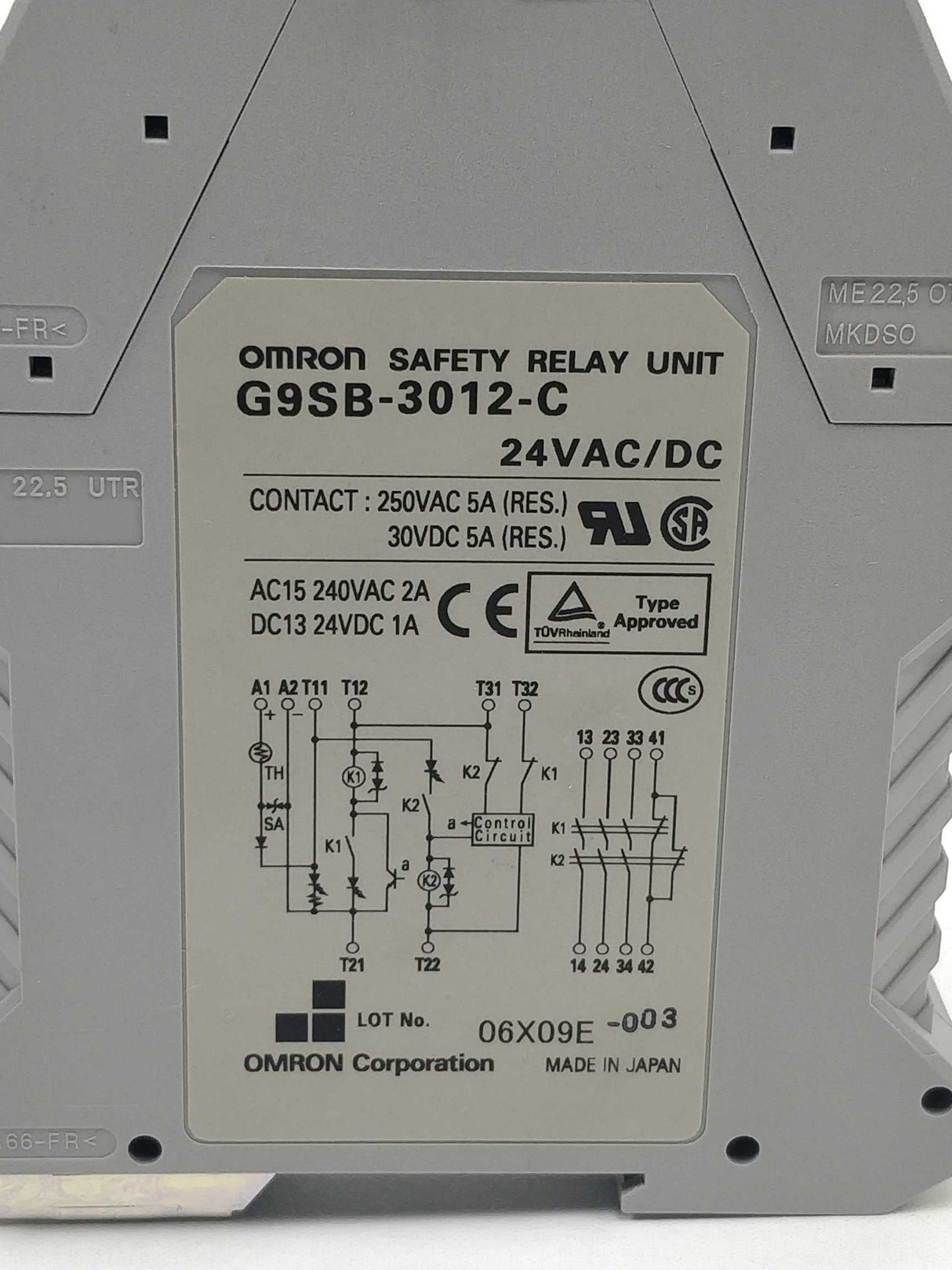 OMRON G9SB-3012-C Safety relay unit